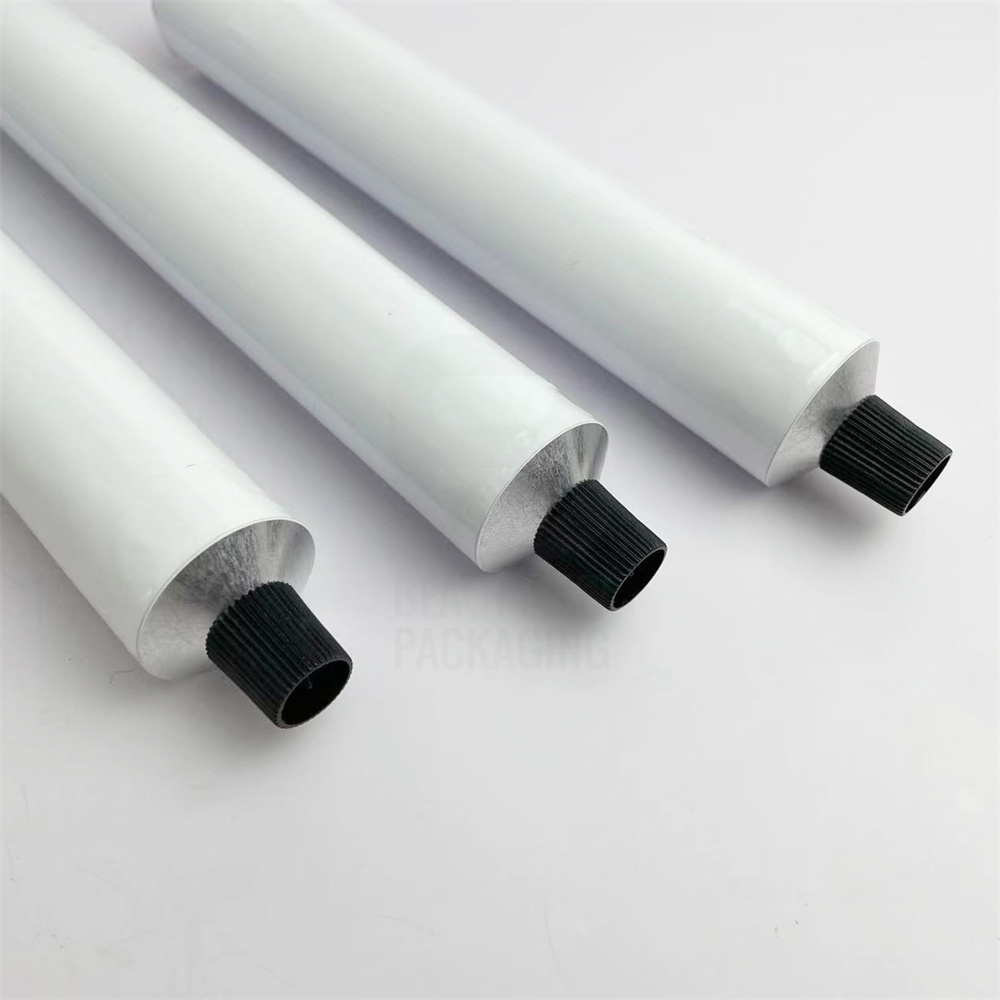 White plain aluminum tube