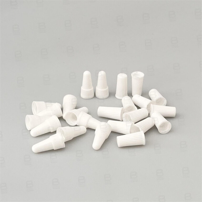 Plastic cap for pharmaceutical tube