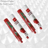 Aluminum tubes for food paste
